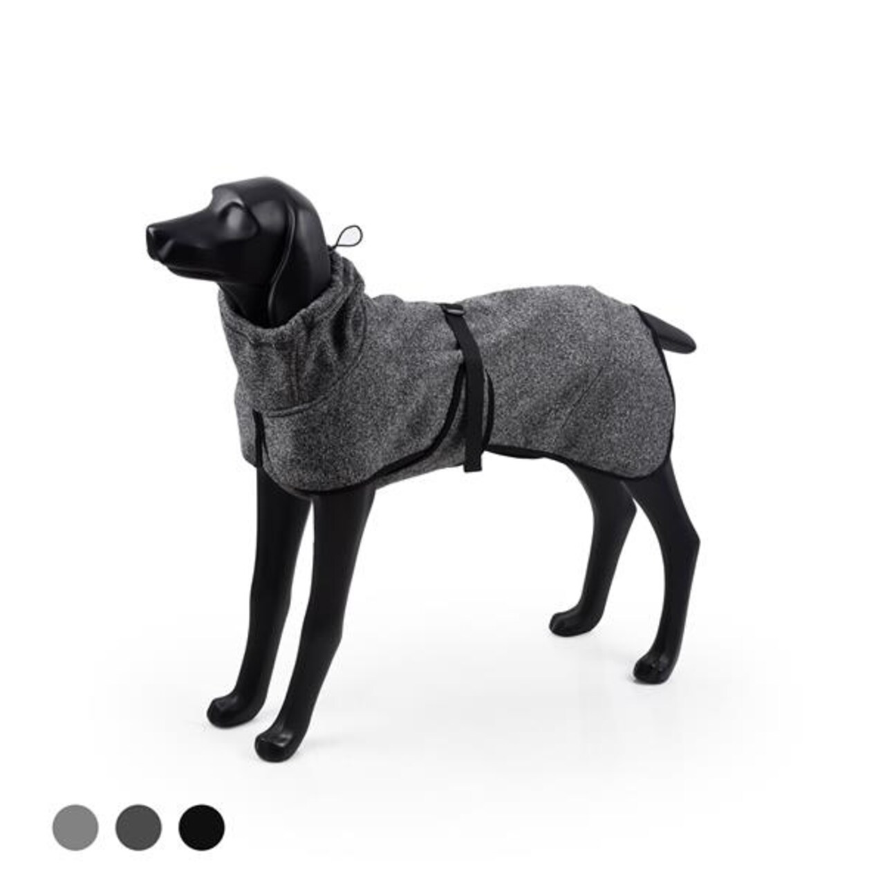 Water Repellent Softshell Dog Jacket Pet Clothes for Spring Autumn, Outdoor Sport Dog Jacket with High Neckline Collar Cold Weather Pets Apparel Winter Warm Coats Puppy Comfort Vest
